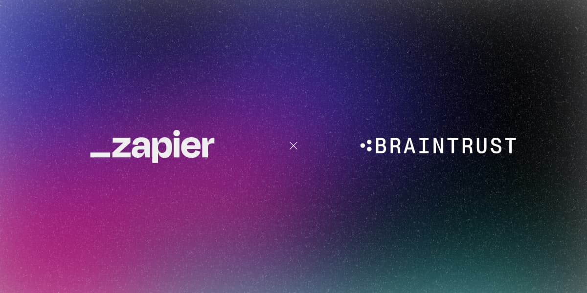 How Zapier builds production-ready AI products (Header Image): Zapier x
Braintrust